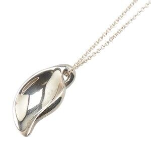 Tiffany Leaf Necklace Silver Co